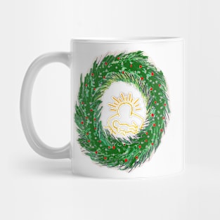 The Christmas Wreath Mug